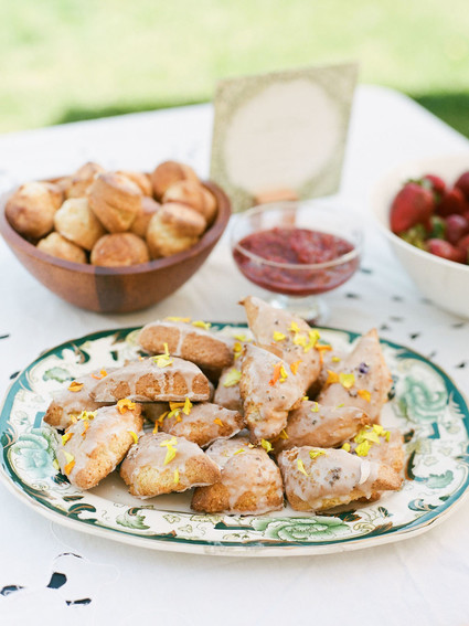 High tea backyard baby shower with baby animals