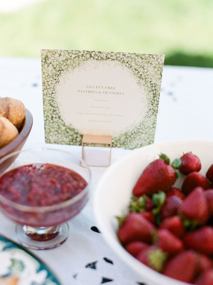 High tea backyard baby shower with baby animals