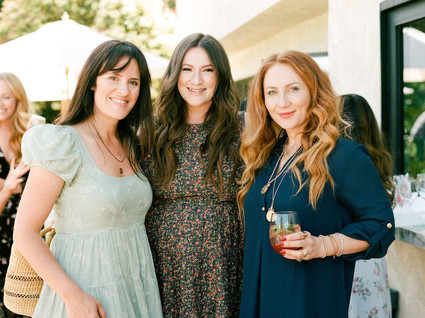 High tea backyard baby shower with baby animals