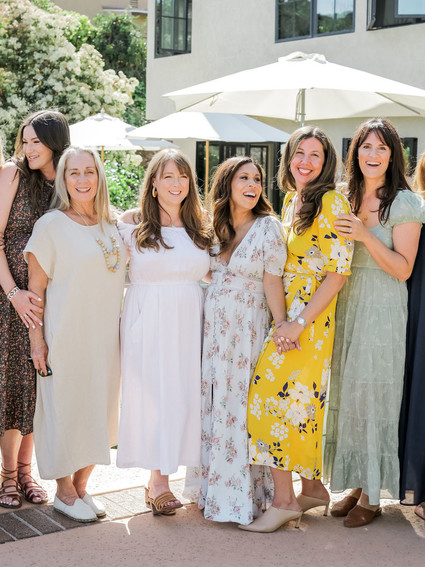 High tea backyard baby shower with baby animals