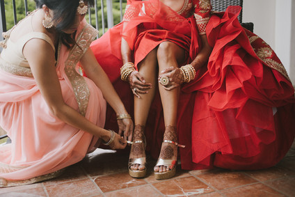 Colorful luxe Indian wedding at Bacara in Santa Barbara