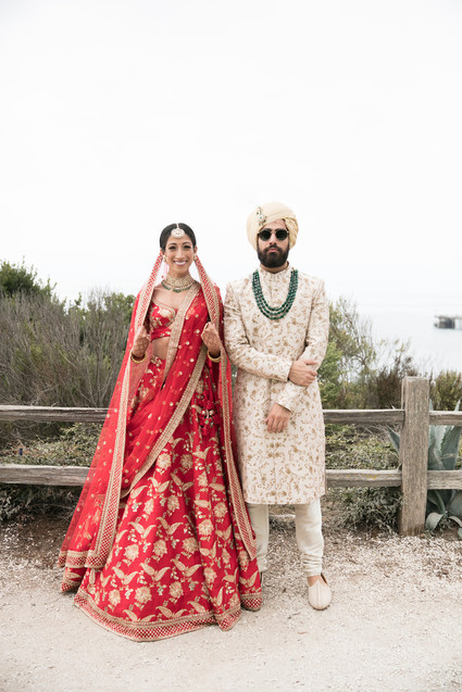 Colorful luxe Indian wedding at Bacara in Santa Barbara