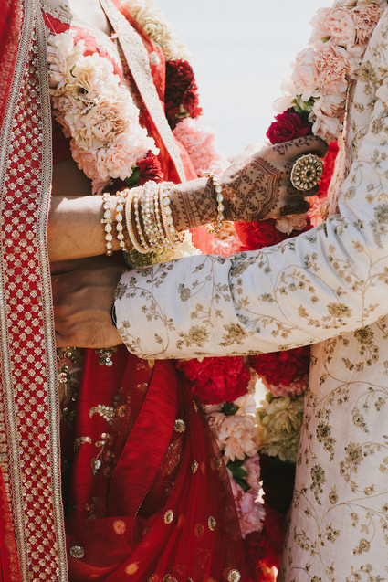 Colorful luxe Indian wedding at Bacara in Santa Barbara