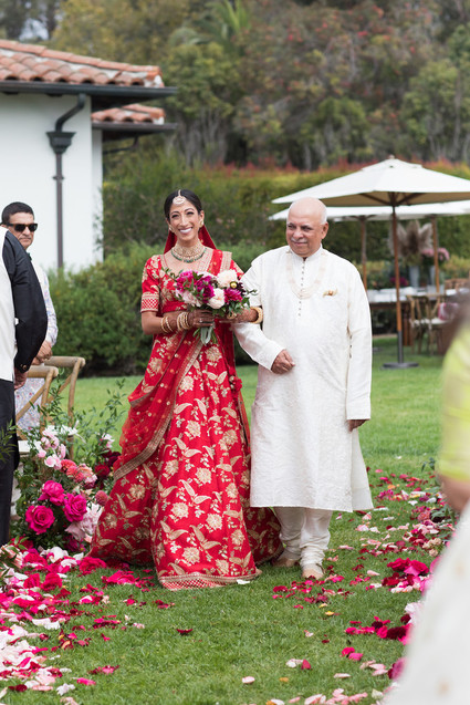 Colorful luxe Indian wedding at Bacara in Santa Barbara