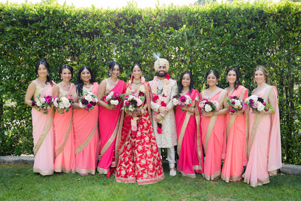 Colorful luxe Indian wedding at Bacara in Santa Barbara