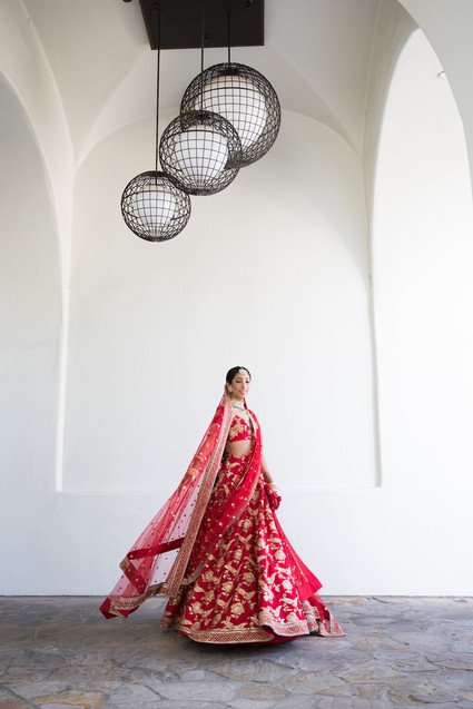 Colorful luxe Indian wedding at Bacara in Santa Barbara Inspiration