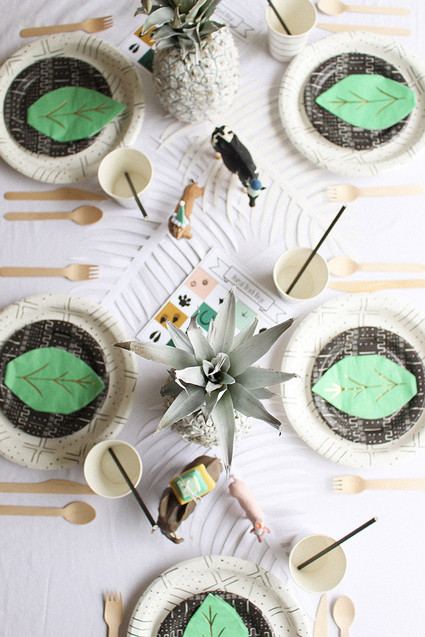 Modern Party Animal themed 2nd birthday