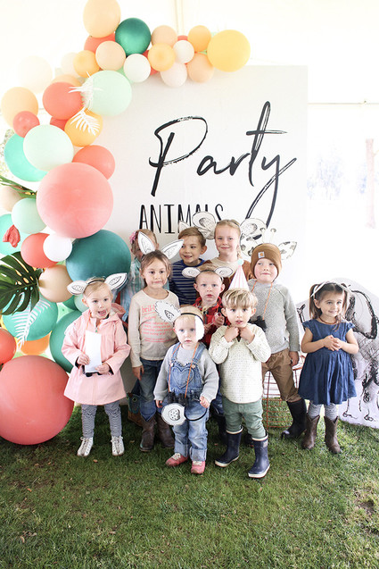 Modern Party Animal themed 2nd birthday