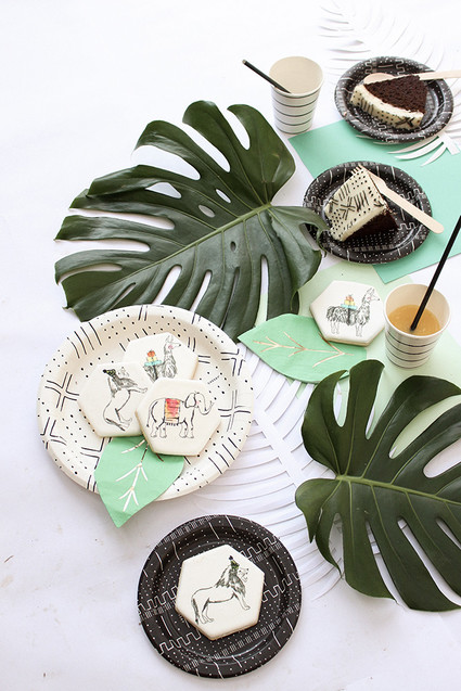 Modern Party Animal themed 2nd birthday Inspiration