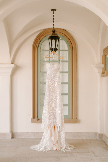 Lace wedding dress