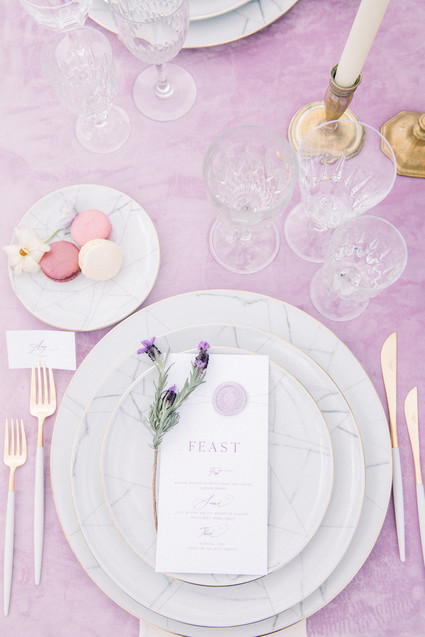 French lavender wedding inspiration