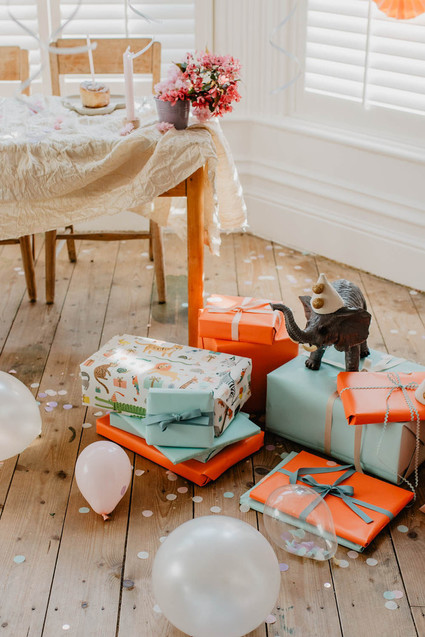 4th birthday breakfast party at home for twin girls