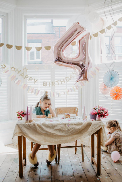 Girls birthday party decor