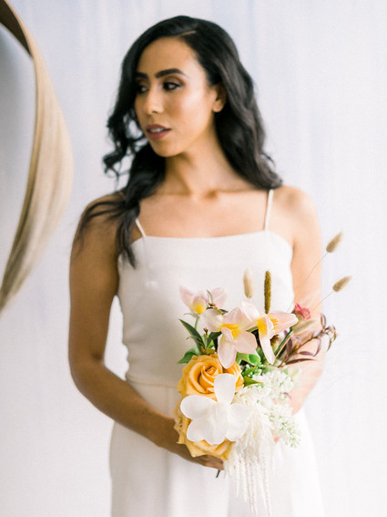 Modern bridal bouquet