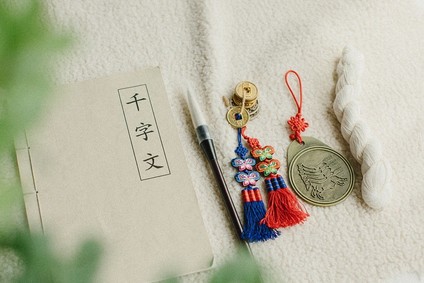 Elegant floral first birthday Korean Dol with peonies