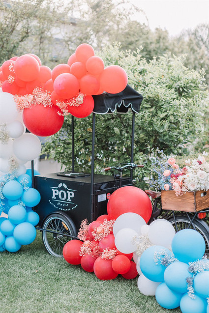 Red, white, and blue party ideas Inspiration