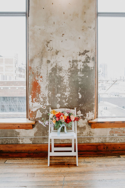 Colorful wedding inspiration from the Big Fake Wedding Kansas City Inspiration