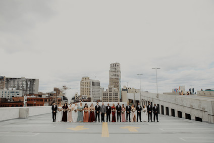 Wedding party fashion