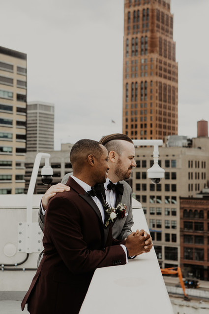 A sentimental, industrial modern wedding at the Museum of Contemporary Art Detroit