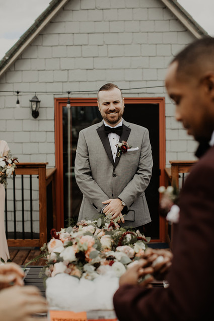 industrial modern wedding at the Museum of Contemporary Art Detroit