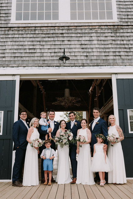 White bridesmaid dresses