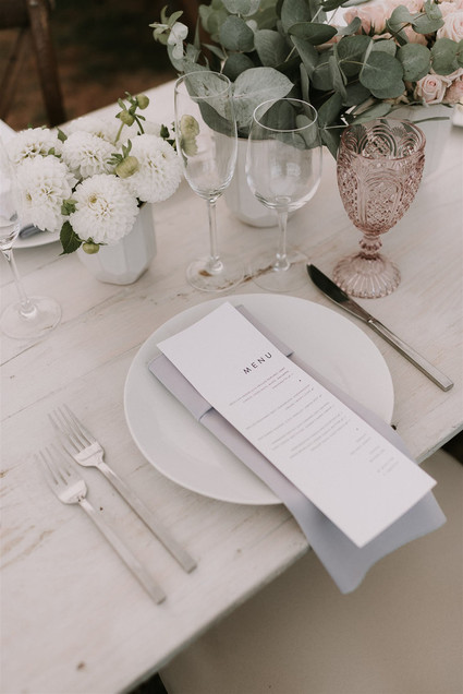 Summer place setting Inspiration