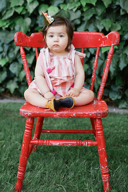 Modern circus 1st birthday party