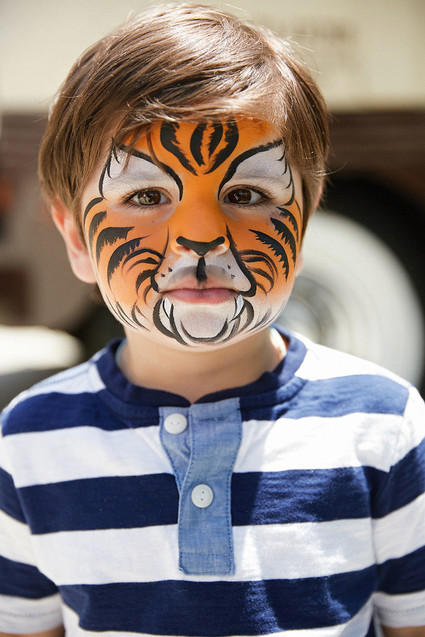 Modern circus 1st birthday party