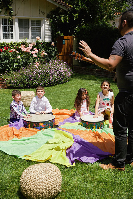 Modern circus 1st birthday party