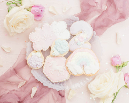 Kids birthday sugar cookies