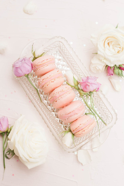 Pink macarons