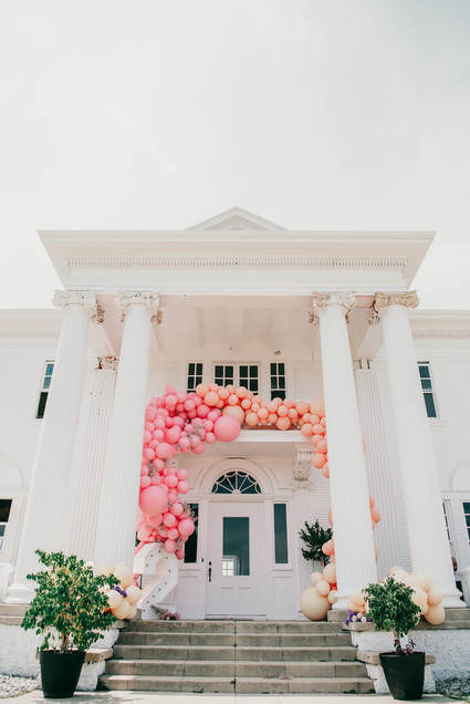 Balloon installation for kids birthday