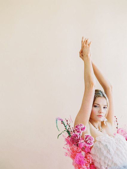 Modern pastel iridescent wedding ideas