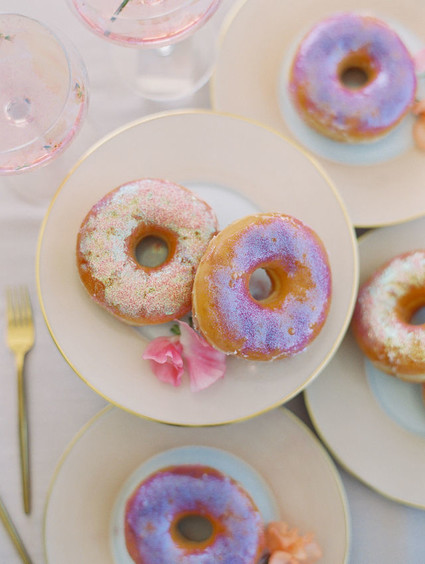 Modern pastel iridescent wedding ideas