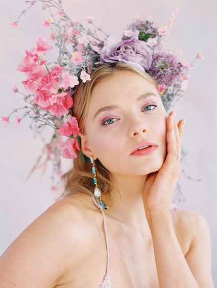 Modern pastel iridescent wedding ideas