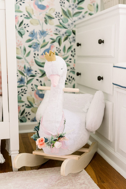 Girl's floral nursery ideas