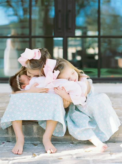 Pastel newborn photos