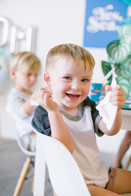 Boys shark themed birthday