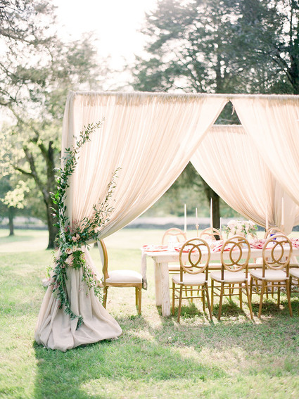 Elegant wedding tent Inspiration