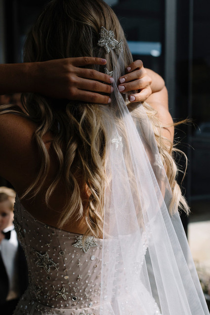 Sparkly wedding dress