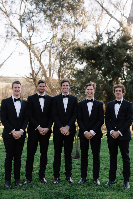 Groomsmen tuxes