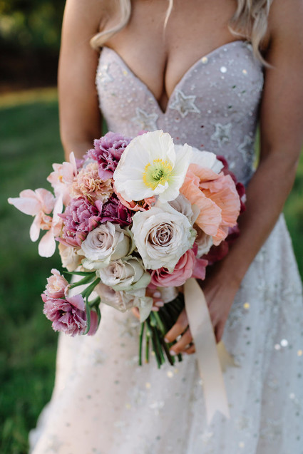 Spring bridal bouquet