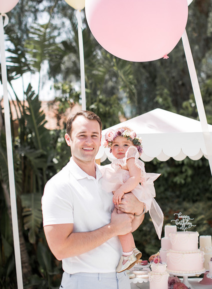 1st birthday floral crown