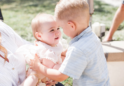 Pink floral French first birthday party