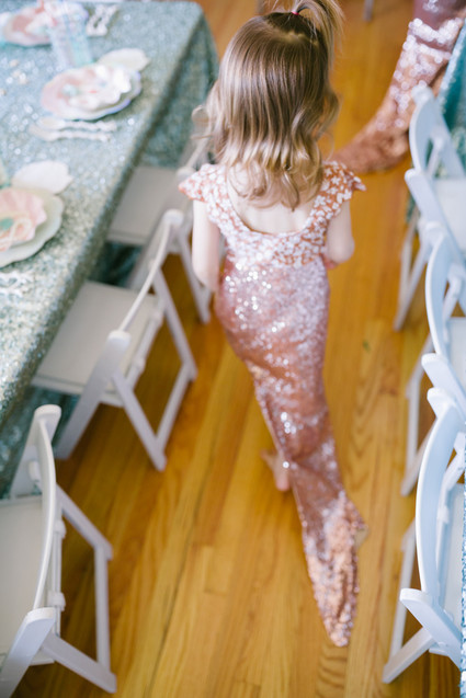 Under the sea themed girls party