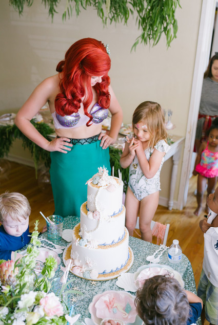 Under the sea themed girls party