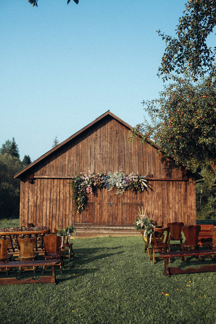 Rustic summer barn wedding Inspiration