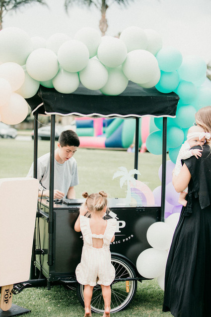 Rainbow pastel twin birthday party