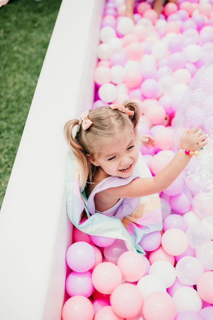 Rainbow pastel twin birthday party