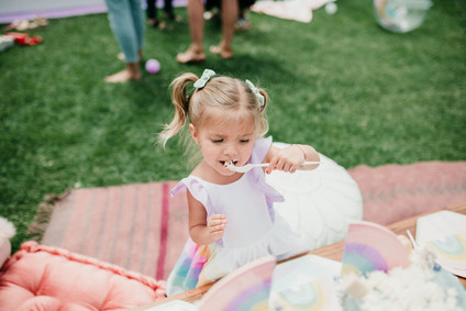 Rainbow pastel twin birthday party